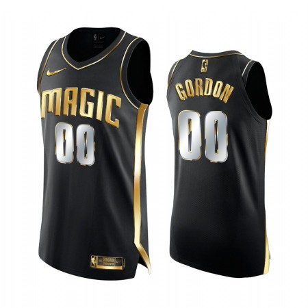 Maillot Basket Orlando Magic Aaron Gordon 00 2020-21 Noir Golden Edition Swingman - Homme